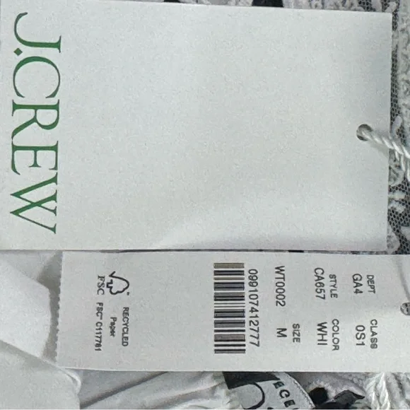 COPY - J Crew White Lace Trim Maxi Dress M - Picture 7 of 10